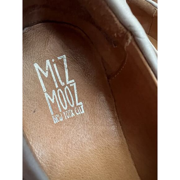 MIZ MOOZ Women's Legend Beige Antique Burnished Leather Lug Sole Loafer Shoes 40 - Picture 11 of 13